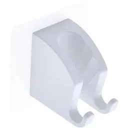 Produktbild: JONKEAN Duschbrause Halterung, Verstellbarer Handbrause Halterung Ohne Bohren, Stark Haftender Duschhalterung, Duschkopfhalterung Ohne Bohren, Wasserdichter Brausehalterung (Weiß, 1 Stück)