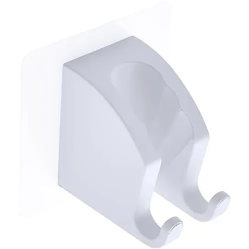 Produktbild: JONKEAN Duschbrause Halterung, Verstellbarer Handbrause Halterung Ohne Bohren, Stark Haftender Duschhalterung, Duschkopfhalterung Ohne Bohren, Wasserdichter Brausehalterung (Weiß, 1 Stück)