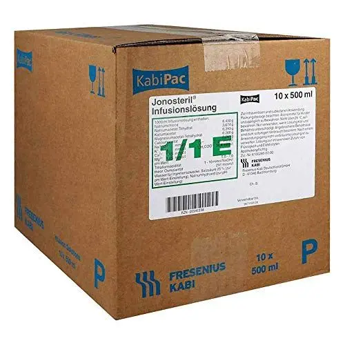 Produktbild: JONOSTERIL Plastik Infusionslösung 10X500 ml