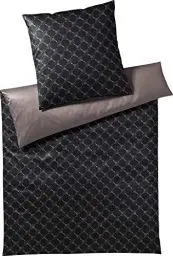 Produktbild: Joop! Bettwäsche Cornflower Double 4083 Shiny Black - 09 80x80 cm - 135x200 cm