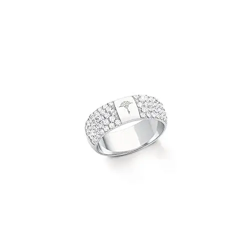Produktbild: Joop! Damen-Damenring 925er Silber 66 Zirkonia 60 Silber 32013231