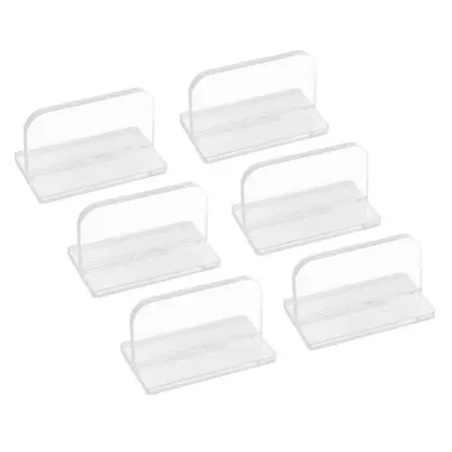 Produktbild: JOROBURO 6 Stück Aquarium-Abdeckungsgriff, Sicherer Halt, Langlebiger Acryl-Aquariumdeckel-Zuggriff, Transparente Aquarium-Abdeckungsgriffe, Selbstklebender Tankdeckel-Ersatzgriff für Zuhause
