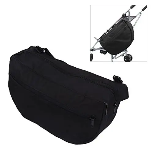 Produktbild: JOROBURO Kinderwagen-Tasche, Kinderwagen-Organizer, Seitliche Schlinge, Kinderwagen-Satteltasche, Verstellbar, Verhindert Verrutschen, Wasserdichter Kinderwagen-Aufbewahrungs-Organizer