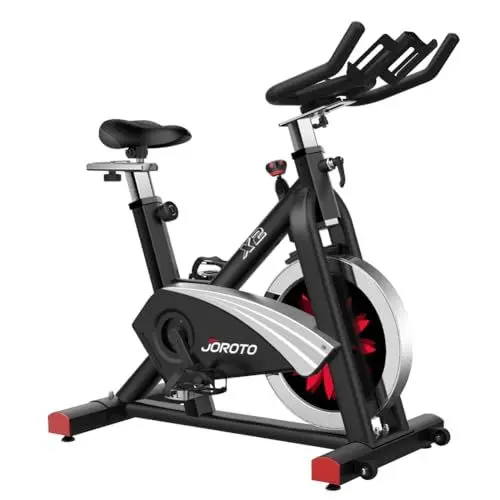 Produktbild: JOROTO X2|X2PRO Heimtrainer Fahrrad, Leises Ergometer Hometrainer Fahrrad mit Einstellbarem Magnetischem Widerstand, LCD-Monitor & 12,6