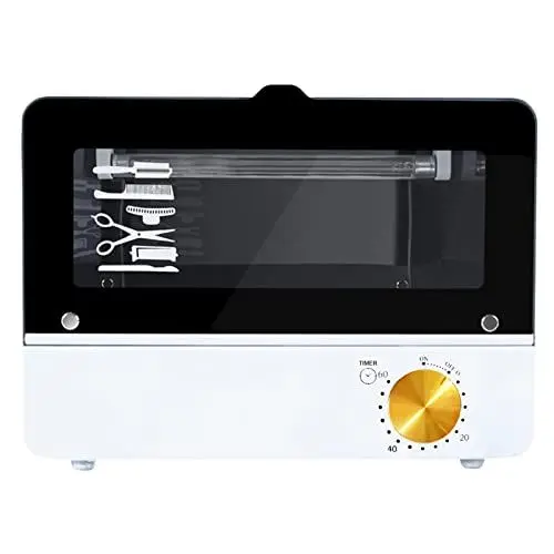 Produktbild: JOSBES UV-Desinfektionsschrank UV Steriliser Desinfektionsschrank,Hocheffiziente Sterilisation Nagelwerkzeuge Sterilisator mit Timer Werkzeug für Pinzetten und Handtücher Zahndesinfektions box