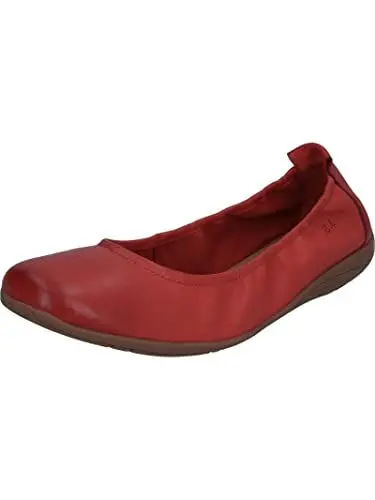 Produktbild: Josef Seibel Damen Klassische Ballerinas Fenja 01,Weite G (Normal),Ballerina-Schuhe,Ballett-Schuhe,Ballet-Flats,flach,rot,41 EU