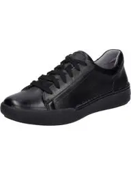 Produktbild: Josef Seibel Damen Low-Top Sneaker Claire 01,Weite G (Normal),Wechselfußbett,schnürschuhe,schnürer,Halbschuhe,schwarz,39 EU