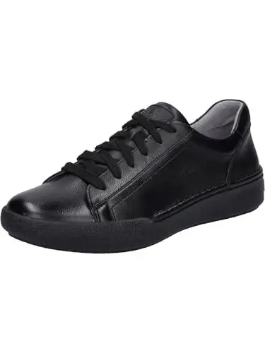 Produktbild: Josef Seibel Damen Low-Top Sneaker Claire 01,Weite G (Normal),Wechselfußbett,schnürschuhe,schnürer,Halbschuhe,schwarz,39 EU