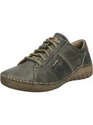 Produktbild: Josef Seibel Damen Low-Top Sneaker Felicia 02,Weite G (Normal),Wechselfußbett,schnürschuhe,schnürer,Halbschuhe,Oliv-Kombi,39 EU