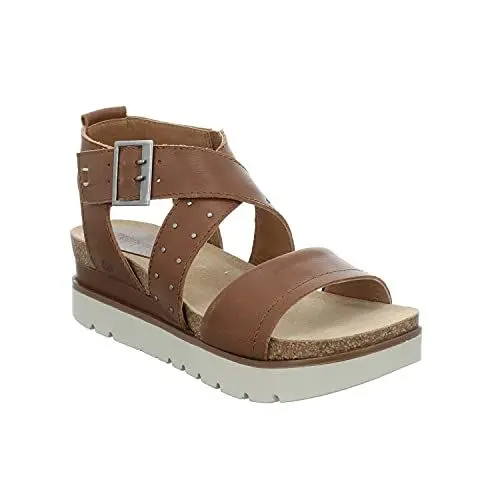 Produktbild: Josef Seibel Damen Plateausandalen Clea 04,Weite G (Normal),plateausandaletten,dicke,sohle,bequem,weiblich,lady,ladies,Braun (cognac),36 EU / 3 UK
