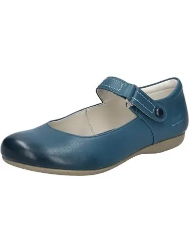 Produktbild: Josef Seibel Damen Riemchenballerinas Fiona 80, Frauen Flats,Weite G (Normal),Abendschuhe,Slip-ons,spangenballerinas,Pumps,blau,39 EU