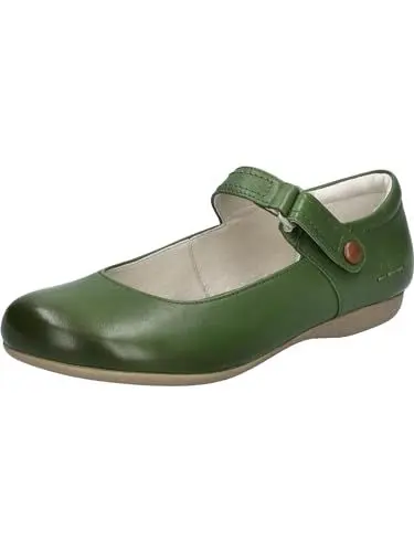 Produktbild: Josef Seibel Damen Riemchenballerinas Fiona 80, Frauen Flats,Weite G (Normal),Mary-Jane,Ballerinen,Halbschuhe,Sommerschuhe,grün,41 EU