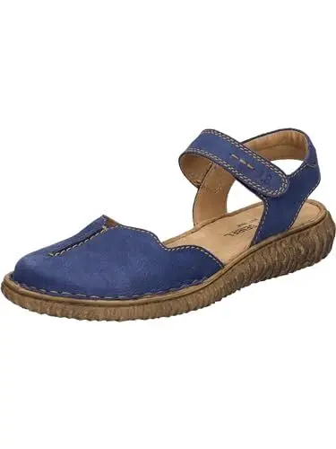 Produktbild: Josef Seibel Damen Riemchensandalen Ronja 01, Frauen Sandalen,Weite G (Normal),bequem,flach,Sommerschuhe,Freizeitschuhe,Ocean,41 EU