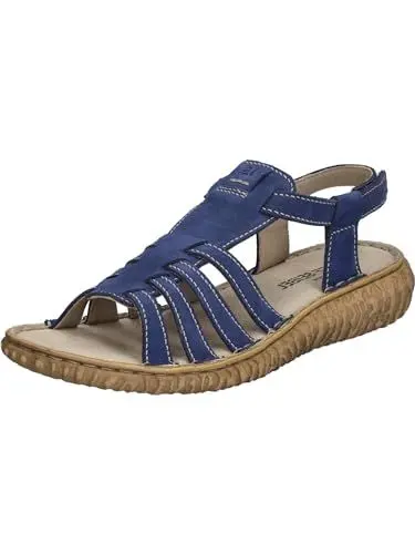 Produktbild: Josef Seibel Damen Riemchensandalen Ronja 07, Frauen Sandalen,Weite G (Normal),Freizeitschuhe,offene Schuhe,Strandschuhe,Ocean,38 EU