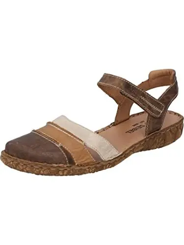 Produktbild: Josef Seibel Damen Riemchensandalen Rosalie 44,Weite G (Normal),Strandschuhe,Sandaletten,Sommersandalen,bequem,Braun (Brandy-Multi),40 EU