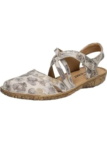 Produktbild: Josef Seibel Damen Riemchensandalen Rosalie 54,Weite G (Normal),Sandaletten,Sommersandalen,flach,Sommerschuhe,Creme-Multi,38 EU