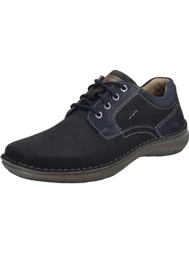 Produktbild: Josef Seibel Herren Bequemschuhe New Anvers 06,Weite K (Extra weit),Wechselfußbett,Komfortschuhe,Halbschuhe,flexibel,dunkelblau,42 EU