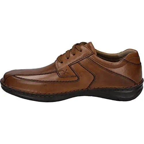 Produktbild: Josef Seibel Herren Businessschuhe Anvers 08,Weite K (Extra weit),Wechselfußbett,schnürschuhe,schnürer,Anzugschuhe,Braun (Cognac),41 EU