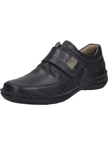 Produktbild: Josef Seibel Herren Kletthalbschuhe New Anvers 83,Weite K (Extra weit),Wechselfußbett,Sneaker,Freizeitschuhe,schwarz,40 EU