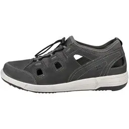 Produktbild: Josef Seibel Herren Low-Top Sneaker Enrico 22,Weite G (Normal),Wechselfußbett,Sportschuhe,Freizeitschuhe,Grau (Granit-Kombi),41 EU / 7 UK