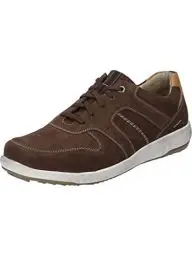 Produktbild: Josef Seibel Herren Low-Top Sneaker Enrico 28,Weite G (Normal),Wechselfußbett,schnürschuhe,schnürer,Halbschuhe,Braun (Brandy-Kombi),46 EU