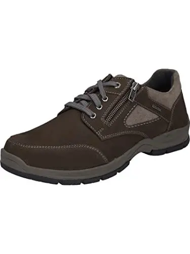 Produktbild: Josef Seibel Herren Low-Top Sneaker Lenny 54,Weite K (Extra weit),Wechselfußbett,wasserdicht,Laufschuhe,Grau (anthrazit-Kombi),43 EU