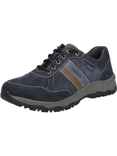 Produktbild: Josef Seibel Herren Low-Top Sneaker Leroy 56,Weite H (Weit),Wechselfußbett,wasserdicht,Freizeitschuhe,Turnschuhe,Indigo-Kombi,44 EU