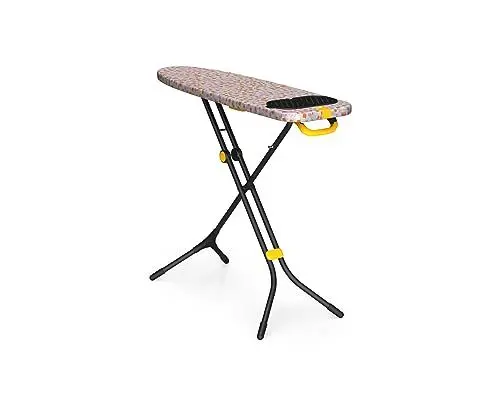 Produktbild: Joseph Joseph Glide Bügeltisch mit kompakten Beinen und integrierter Dampfbügeleisenablage, 110 x 33cm, Bedruckter Baumwollbezug, Pfirsichblüte