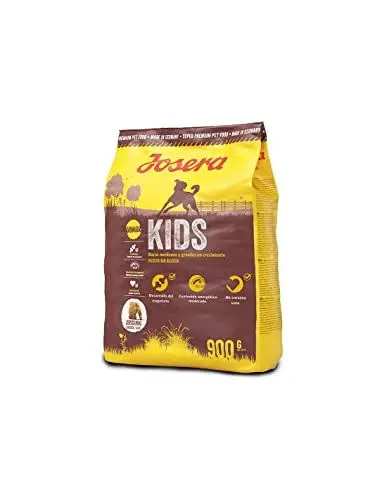 Produktbild: JOSERA Kids (5 x 900 g) | Junior | Premium Trockenfutter für wachsende Hunde | Geflügel & Reis | zur Aufzucht größerer Hunde ab der 6. Lebenswoche | weizenfrei | Hundefutter | 5er Pack