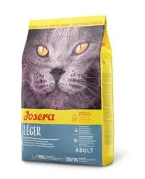 Produktbild: JOSERA Léger (1 x 2 kg) | Katzenfutter mit wenig Fett | für übergewichtige oder sterilisierte Katzen | Super Premium Trockenfutter für ausgewachsene Katzen | 1er Pack
