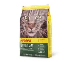 Produktbild: JOSERA NatureCat (1 x 2 kg) | getreidefreies Katzenfutter mit Geflügel- und Lachsprotein, erlesenen Kräutern & gesunden Früchten | Super Premium Trockenfutter für ausgewachsene Katzen | 1er Pack