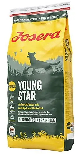 Produktbild: JOSERA Young Star (1 x 15 kg) | Junior | Premium Trockenfutter für wachsende Hunde | Geflügel & Kartoffel | getreidefrei | Welpenfutter für mittlere und große Rassen | Hundefutter | 1er Pack