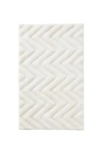 Produktbild: Jotex Arild Badteppich, nachhaltige Baumwolle - Weiß, 50X80 cm