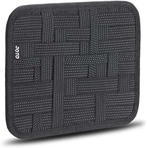Produktbild: JOTO Elektronik Organizer, Travel Gear Management Organisieren Hülle für Elektronik Zubehör Festplatte Speicherkarte Flash Drive Kabel Ladegerät Kosmetik Pinsel Personal Care Kit – klein, schwarz