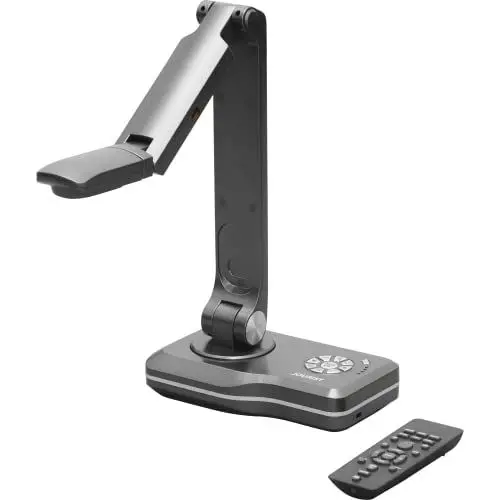 Produktbild: JOURIST DC960 Dokumentenkamera und Visualizer, Live-Projektion auf Touchscreen oder Projektor, Ultra-HD-Auflösung 8 Megapixel, Vorlagen bis A3. Mit und ohne Computer verwendbar.