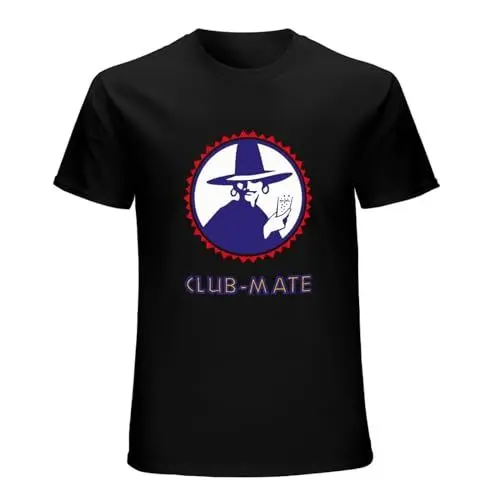 Produktbild: Club Mate DMN Mens T-Shirt Black Unisex Mens Tees L