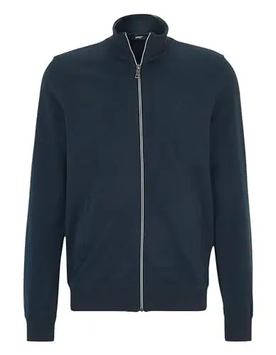 Produktbild: Joy Sportswear DIEGO Herren-Jacke ideal für Sport und Freizeit, bequeme Trainings- und Sweat-Zip-Jacke mit langen Ärmeln und seitlichen Eingriffstaschen 56, night