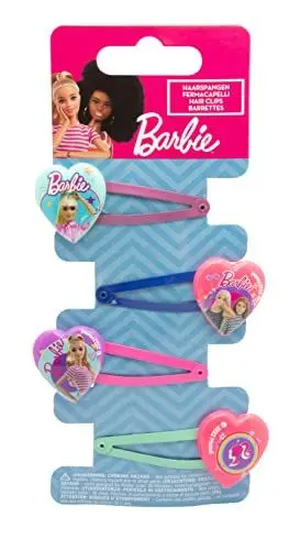 Produktbild: Joy Toy Barbie 4 Haarspangen auf backercard 5x15 cm