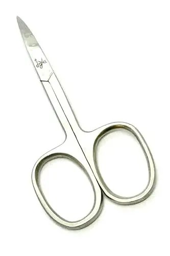Produktbild: JOYA Professionelle Nagelschere, extra scharfe Kurve, Edelstahl, für Nagelhaut, Augenbrauen, Gesichtsbehaarung, Schnurrbart und Nase, klein und wirtschaftlich.