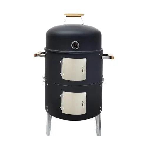 Produktbild: Joyagrill smoker BBQ (58X44.3X86.8Hcm) Vertikaler Holzkohle-Räuchergrill.