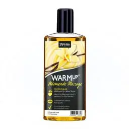 Produktbild: JOYDIVISION WARMup Massageöl Vanille 150 ml I Massageliquid mit Wärme-Effekt I Massage Öl mit Vanille Duft & Geschmack I Massageöle I Massage Oil I Massageöl wärmend