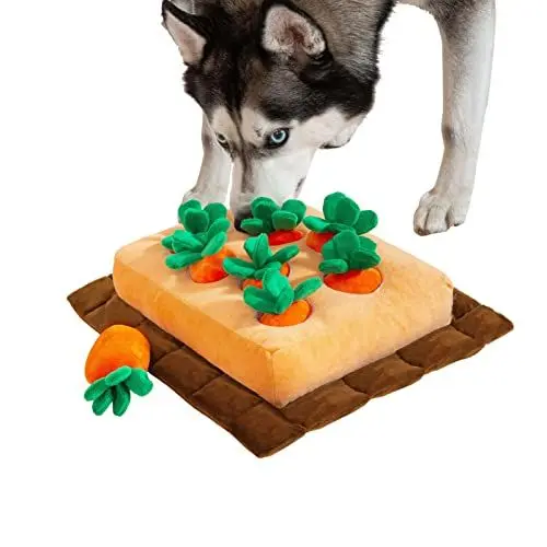 Produktbild: JOYELF Interaktives Plüsch Schnüffelteppich Hundespielzeug, Training und Nasenarbeit, Training und Verstecken von Leckereien, Intelligenz Hund Spielzeug
