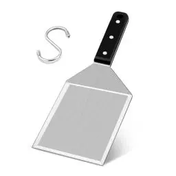 Produktbild: Joyfair Grillspachtel, Edelstahl Plancha Spachtel mit ABS-Kunststoffgriff für Smash Burger, Grillwender für Grill, Plancha, Teppanyaki und Grillplatte, Grill Geschenke für Männer, Spülmaschinenfest