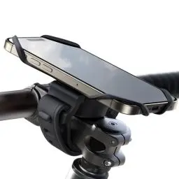 Produktbild: JOYROOM Handyhalterung Fahrrad 2024 Neueste <strong>Silicone Stoßdämpfung:</strong>  Handyhalterung Motorrad 360° Drehbare Lenker Halter für Rennrad, E Scooter, Kinderwagen, für iPhone Smartphone 4,0-7,2 Zoll
