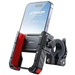Produktbild: JOYROOM Handyhalterung Fahrrad<strong>Anti Shake Stoßdämpfender:</strong>  Motorrad Handyhalterung <strong>1S Schnellspanner:</strong>  Universal Handyhalter für Fahrrad Lenker und Auch für iPhone 15/14/13, Samsung S24/S23 (4.7
