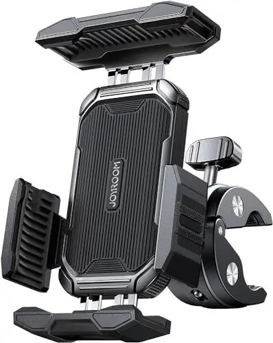 Produktbild: JOYROOM Handyhalterung Motorrad,<strong>7,2” Großtelefon Freundlich & Militärstandard:</strong>  Universal Handyhalterung Fahrrad,<strong>1s Spanner & Metallarm:</strong>  Handy Halterung Fahrradlenker, Bike Phone Holder für Scooter