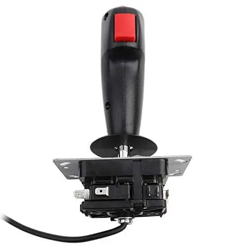 Produktbild: Joystick, 8-Wege-Flug-Joystick mit Auslöser und Oberem Feuerknopf, 8-Wege-Game-Controller-Kit Computerspiel-Simulations-Flug-Joystick für -Spiele
