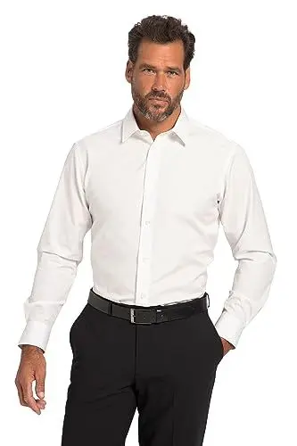 Produktbild: JP 1880 Herren Business, Langarm, Kentkragen, Comfort Fit Hemden, schneeweiß, 56