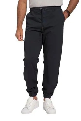 Produktbild: JP 1880 Herren Chino Flexnamic, Elastikbund, Modern Straight Fit Hose, Navy Blau, 58 Große Größen EU