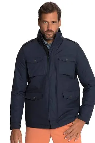Produktbild: JP 1880 Herren Fieldjacket gefüttert, Ultraleicht Jacke, Mattes Nachtblau, XL